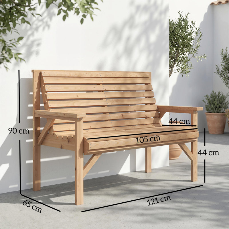 Wood Outdoor Bench
