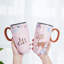 Grande tasse à café cerf en porcelaine 20 oz avec couvercle et tasse de cerf