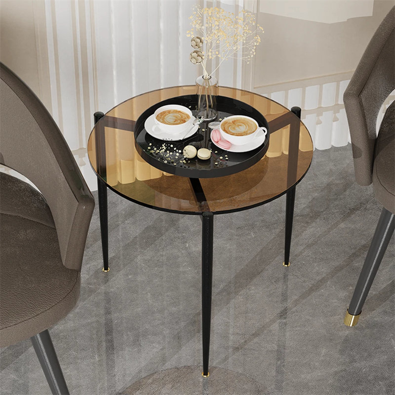 Table de bout Azjah, Brown Fauve