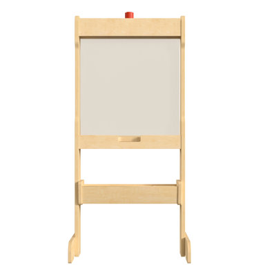 Chevalet d'art en bois autoportant à double face avec plateau de rangement Bright Beginnings