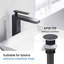 Bouchon de vidange de salle de bain avec robinet de 12 po, sans trop-plein-88893318