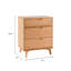 Yarber Groove 3 Drawer Solid Wood Chest-556825005
