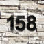 Numéro de maison à fixation flottante 6 po-49282780-49282781