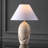 Lampe de table en travertin Kountz