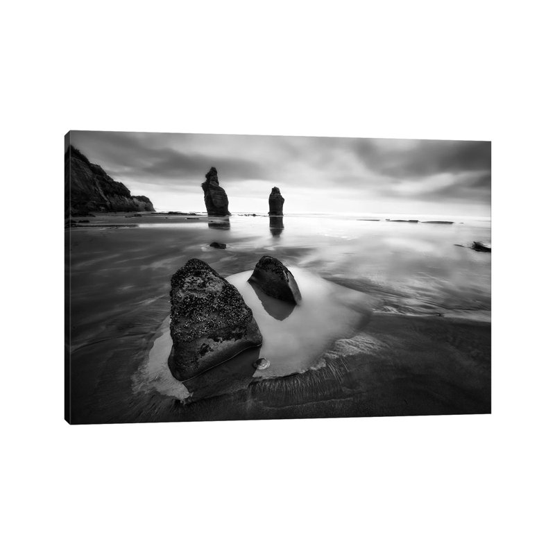Three Sisters Beach by Yan Zhang - Wrapped Canvas Print, 66.04 cm H x 45.72 cm W x 3.175 cm D