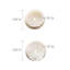 Quincaillerie de placard ronde, paquet de 5, pour tringles de placard standard, blanc - Design House, 182741