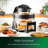 Emperial 12-17L Digital Halogen Oven Air Fryer with Hinged Lid - 10 Pre-Set Modes,Timer, Temperature Control With Accessories