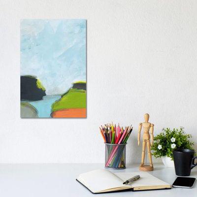Landscape No. 87 by Jan Weiss - Wrapped Canvas Painting