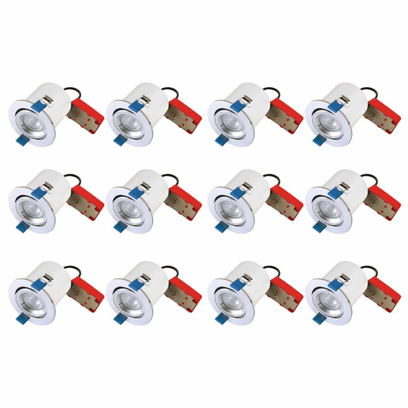 Muski 9.6cm Recessed Lighting Kit, Chrome