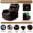 Dual Motor Power Lift Recliner Chair With Heat & Massage, Cup Holder, Lumbar Pillow, Wireless Charger, Usb Ports - Infinite Position Lay Flat Design-693149407