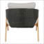 Chaise d'extérieur en rotin tressé résistant aux intempéries, avec structure en acier durable et coussin confortable en mousse haute résilience-1105731044