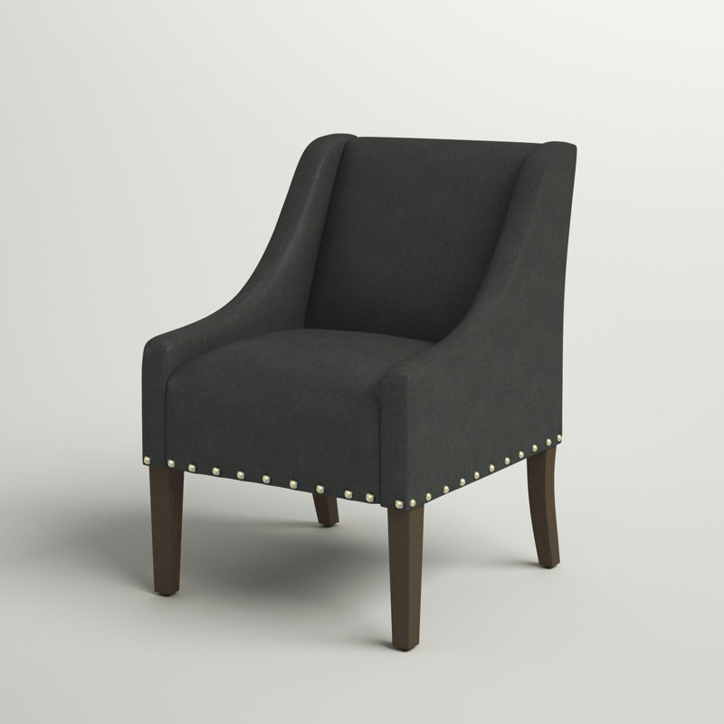 Ashland Upholstered Armchair, Dark Charcoal
