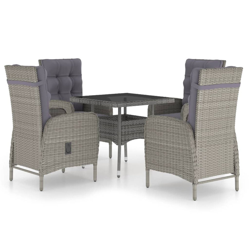 Garden Dining Set, 4