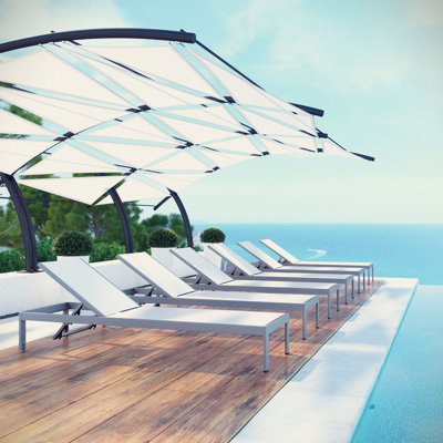 Shore Aluminum Outdoor Chaise