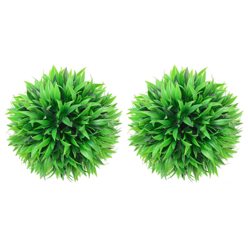 Faux Boxwood Plant in Pot, 11.81cm H x 11.81cm W x 30cm D