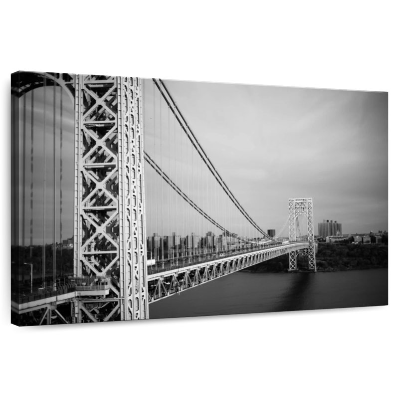 Lilie BW George Washington Bridge, 8" H x 12" W