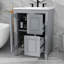 Meuble-lavabo 24 po avec deux tiroirs et une tablette réglable-118041257