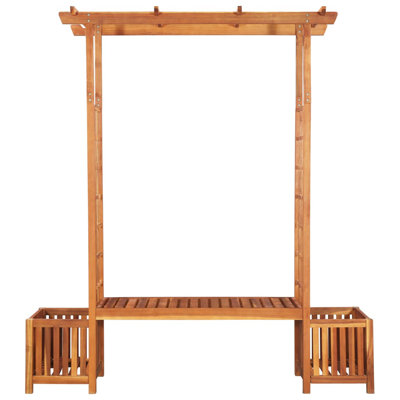 Solid Wood Acacia Outdoor Bench