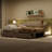 Twin XL Size Extendable Upholstered Daybed with Drawers and LED Light-101438858