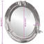 Porthole Mirror Wall Hanging Aluminium And Glass-1907717185-1907717191
