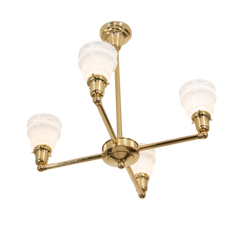 28" Wide Revival Garland 4 Light Chandelier