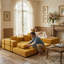 Canapé-lit modulaire et convertible 108 po Corduroy-756626063