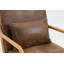 Chaise d'appoint rembourrée avec coussin