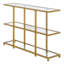 Mcchesney 162.6cm Glass Top Console Table-237497915-237497913