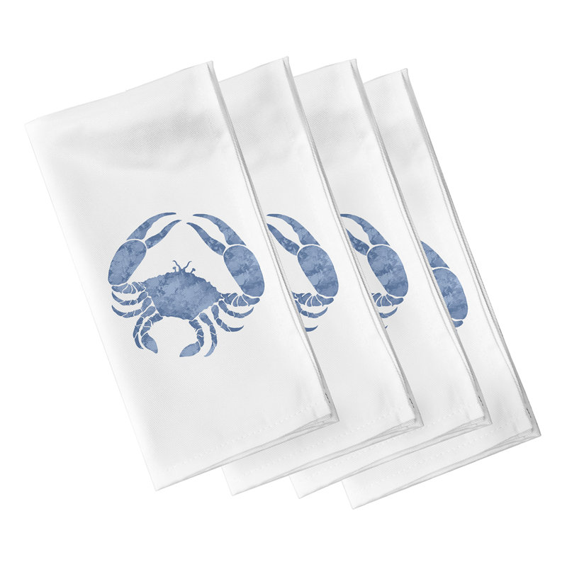Tiarra Polyester Square Napkin, Blue