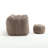 Soft Bean Bag Chair with High Resilient Foam,Comfortable Square Lazy Sofa with Footstool-929449437