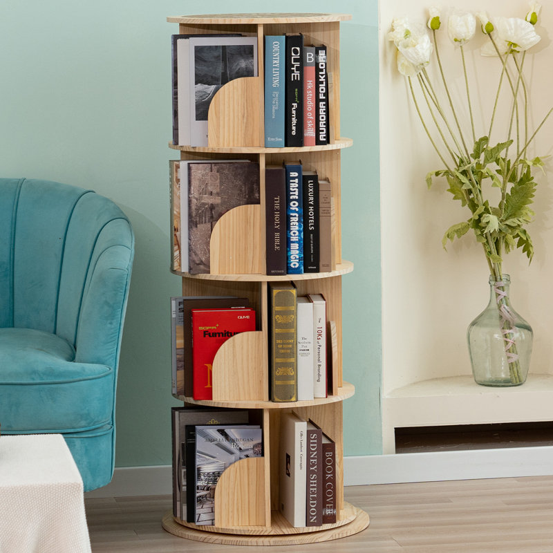Rodjanae Bookcase, (4 Shelves) 50.5"H x 20.5"W x 20.5"D, Solid Color