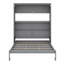 Lit escamotable polyvalent avec tablettes de rangement-336090375