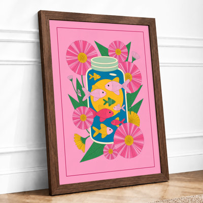 Cheerful Garden Friend Modern - Print