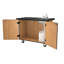 Mobile Science Cart with Shelving and Sink