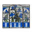 Glass Plants & Flowers Plaque