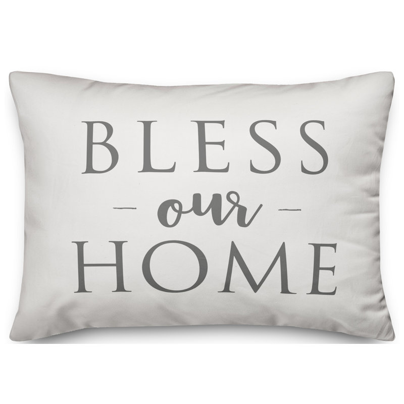  Coussin lombaire intérieur / extérieur Bless Our Home, Polyester / bourre en polyester