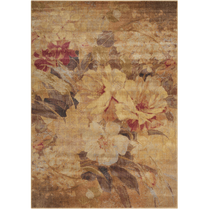 Handmade Multicolor Synthetic Rectangular 5' x 7' Area Rug