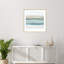 «Landscape of Beach Stripes» par Luna Mavis, impression sur bois encadrée-1048971632