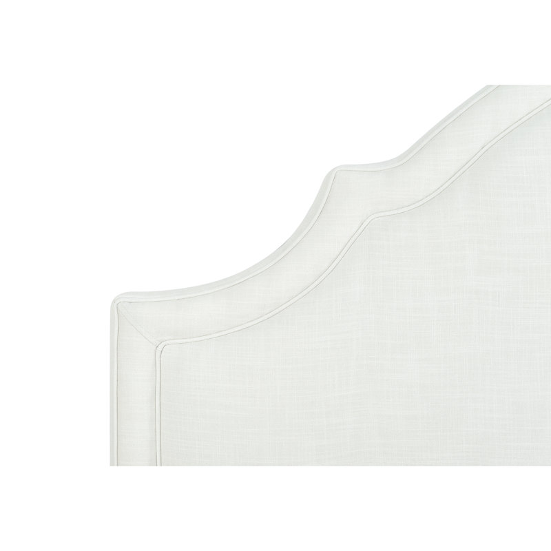 Tête de lit tapissier Crantor, Très grand, Blanc antique