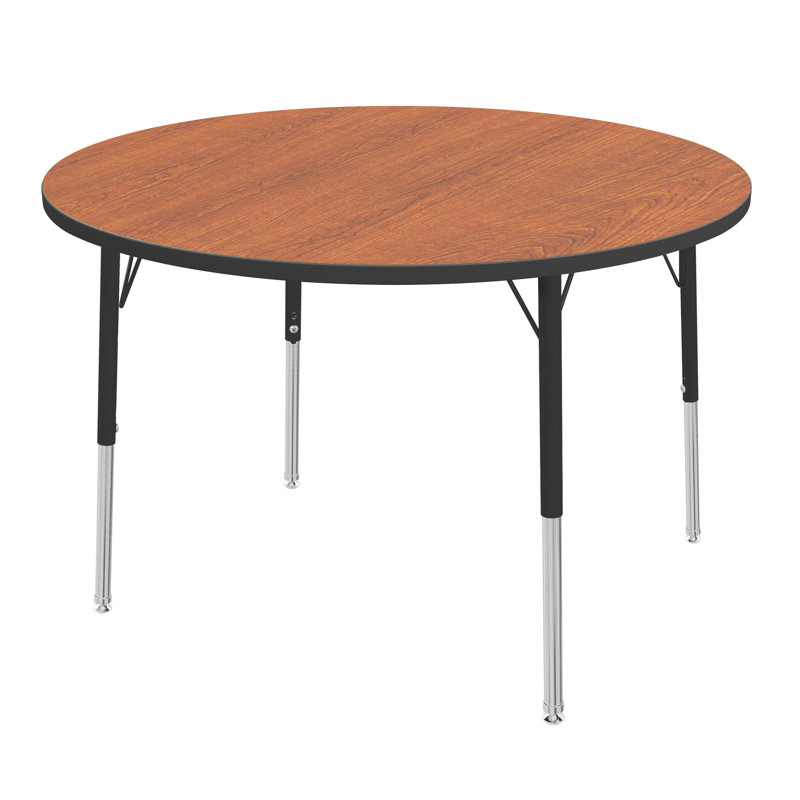Table d'activité à hauteur réglable MG, H 24 po x L 42 po x l 42 po, Cerisier sauvage