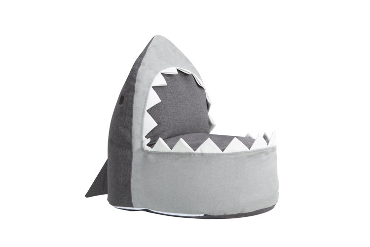 Sharky the Shark Kids Small Bean Bag Chair