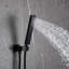 Système de douche mural moderne moderne 10 po avec valve anti-brûlure-129021941