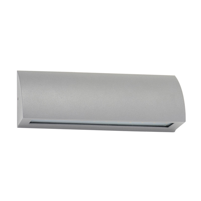 Eringate Integrated LED Outdoor Flush Mount, Grey, 8cm H x 24cm W x 4.5cm D