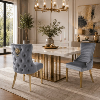 Upholstered Full Back Dining Chair