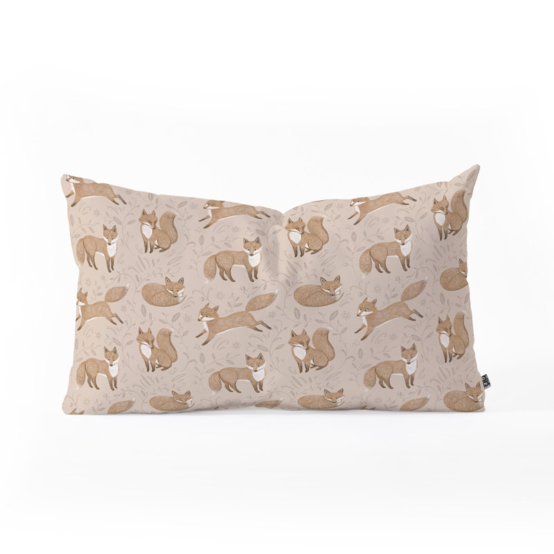 Coussin lombaire pimlada phuapradit fox et feuillage