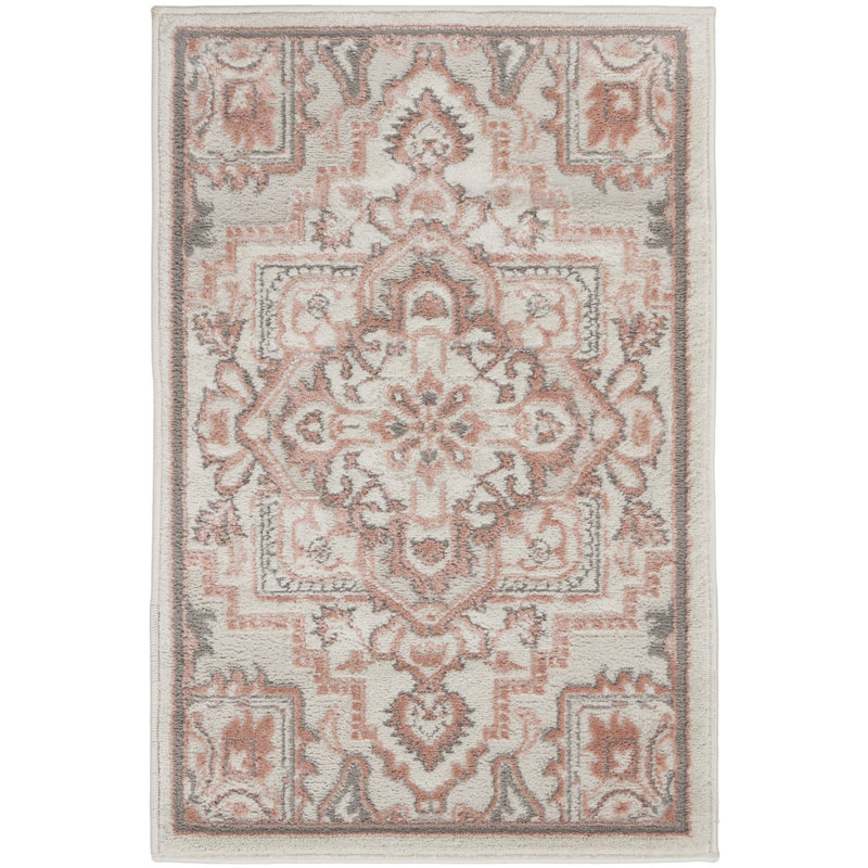 Tapis ivoire traditionnel Rheba, Rectangle 2 pi x 3 pi
