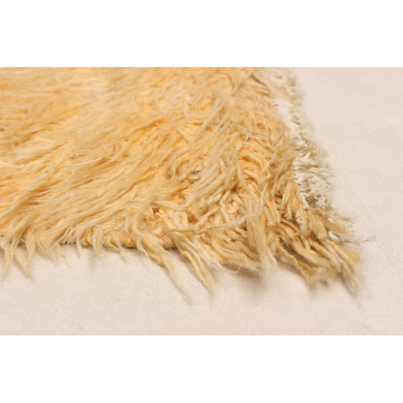 Tapis orange Finest Peshawar Ziegler 8 pi 2 po x 9 pi 10 po