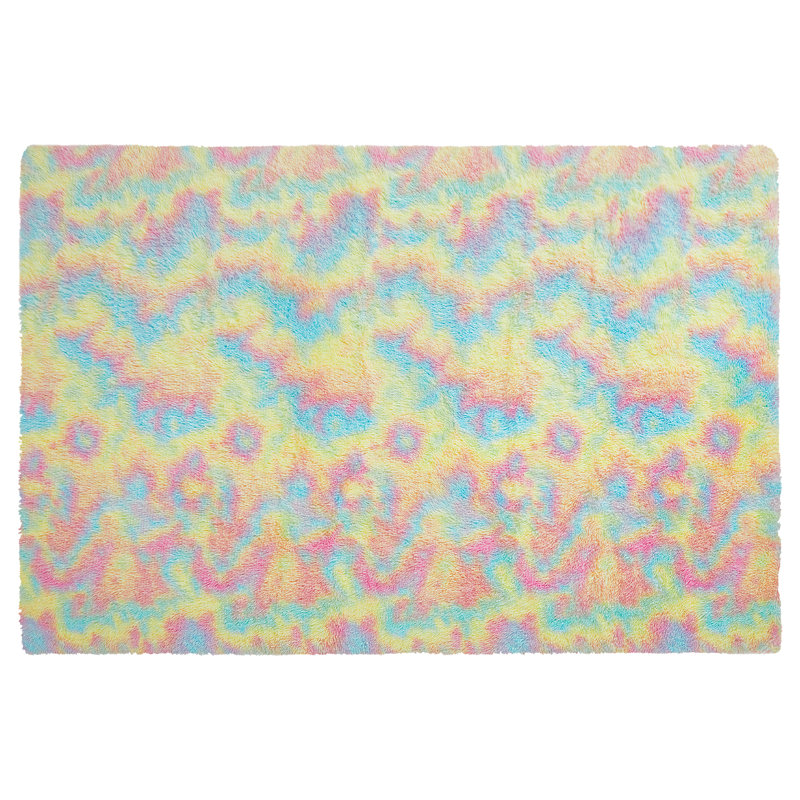 Machine Tufted Shag Area Rug, Rectangle 60 x 110cm