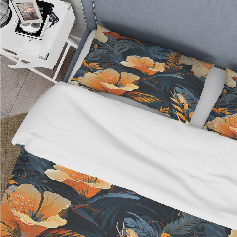 Ensemble de housse de couette Tropical Twilight, Housse de couette pour très grand lit et 2 très