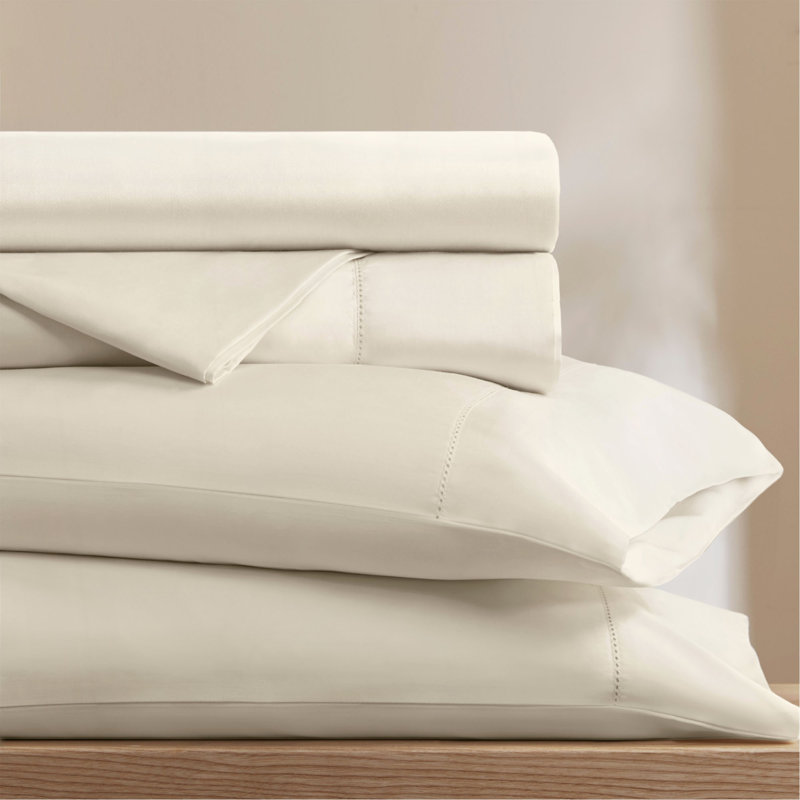 Ensemble de draps en coton 4 pièces, California King Quilt + 3 Additional Pieces, Beige